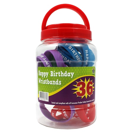 Teacher Created Resources Happy Birthday Wristband, PK36 6577